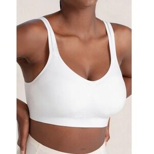 Shapermint Women's White Comfort Straps Wireless Shaping Bra Size 2XL NWT